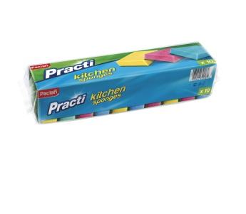 Губки для посуды 10шт,, 135530 Paclan