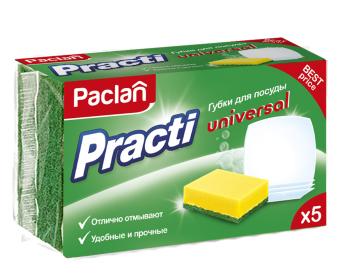 Губки для посуды 5шт,, universal 984132 Paclan