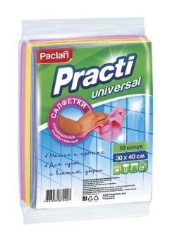 Салфетка универсальная 38х30 см,, 10шт, 410009 Paclan