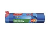 Мешки для мусора с тесьмой 120л,, Эконом 10 шт,, (синий) 402070 Paclan